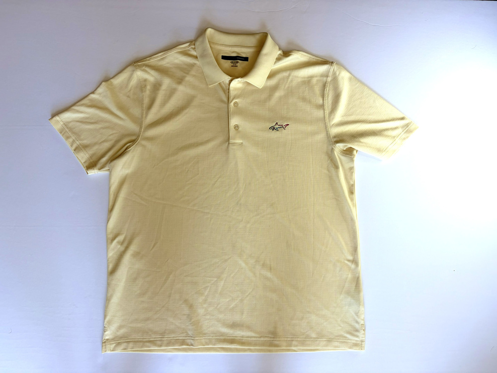 Greg Norman Play Dry Polo Shirt Beige XL TG Golf